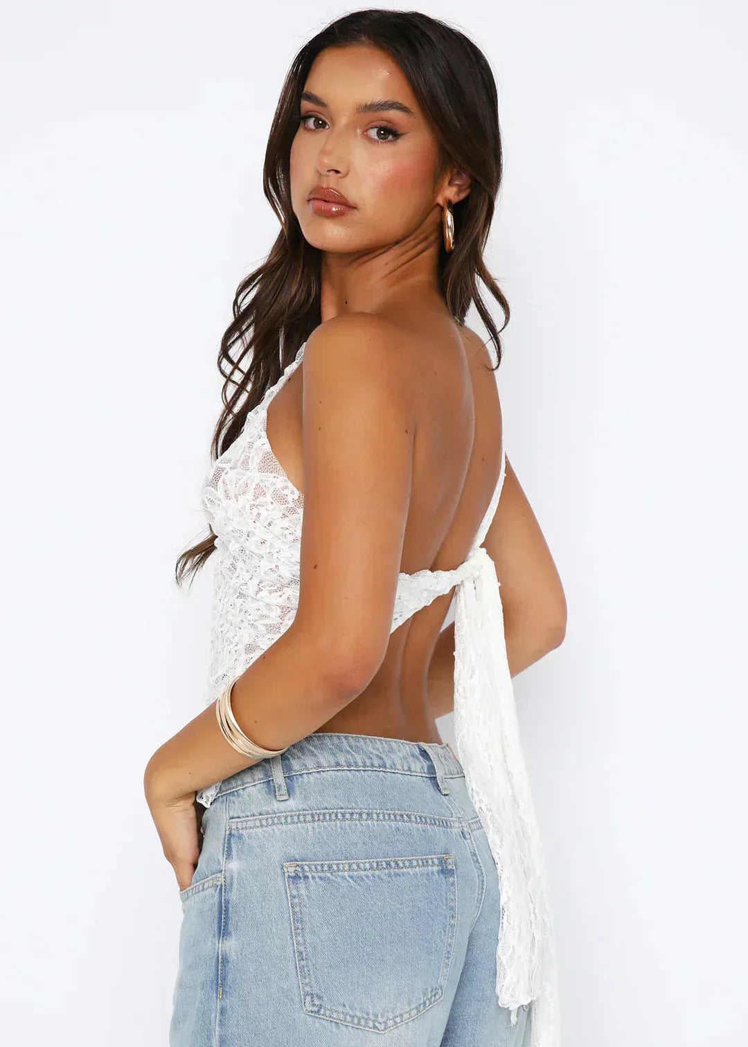 Sloped Neck top