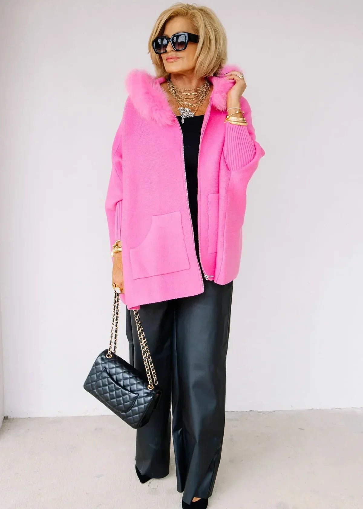 Cardigan à Capuche Chic