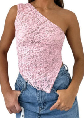 Sloped Neck top